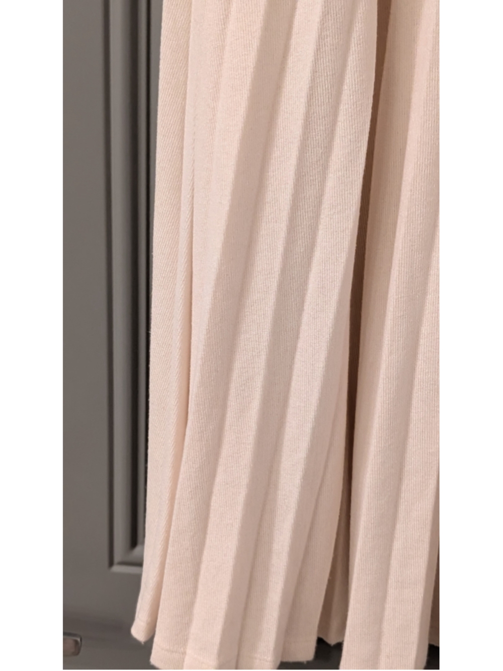 Anthropologie Lioness Pleated Maxi Skirt Cream Ivory Size medium - Picture 8 of 11
